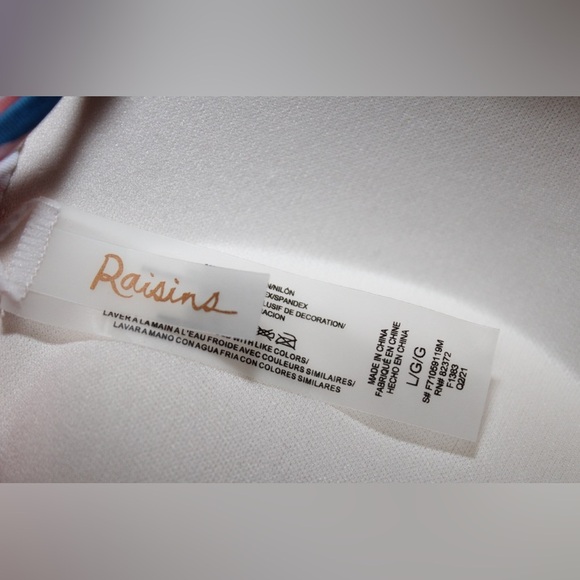 Raisins Juniors Vieques Moonshadow Bikini Set Large Women Summer Bathing Suit - Picture 5 of 10